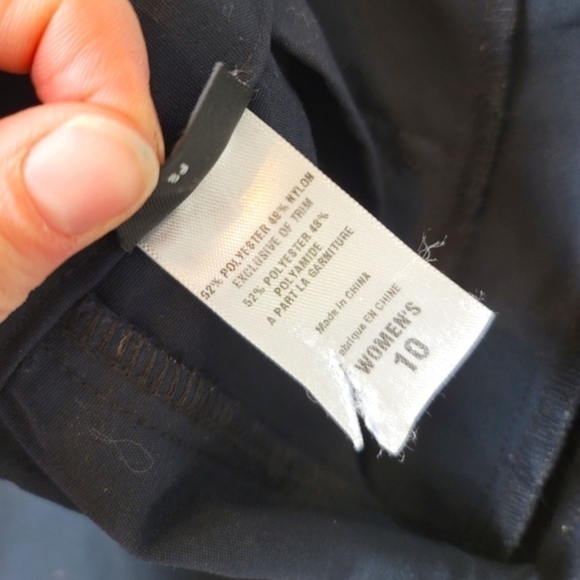 PATAGONIA BLACK STRAIGHT LEG BOOT CUT CASUAL PANTS, SZ 10 - Picture 7 of 15